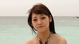 Horny Japanese model Rei Mizuna in Exotic Teens, Beach JAV clip