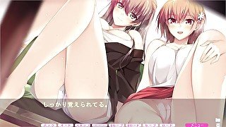 【#02 バブルdeハウスde○○○(体験版)実況】先輩爆乳J〇達のパンツ見たり裸見たりエロハプニングが止まらない！（ 爆乳J〇シェアハウスハーレムエロゲー）Hentai harem game