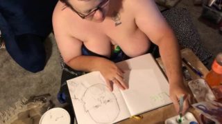 Boobs Ross — marvel speed sketch 1 — julyathon 15