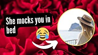 She mocks you in bed (AUDIO)