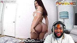 Reacting to POVD Next Level Message Fuck With Lana Rhoades