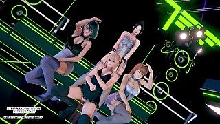 [MMD] KiIIler Lady Mai Shiranui Marie Rose Katsumi Tamaki Doa Sexy Dance