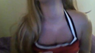 cheerleader stripping and playing for you!!!! xoxo