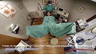 Yesenia Sparkles Gyno Exam Caught On Cameras At Gloved Hands of Doctor Tampa GirlsGoneGynoCom