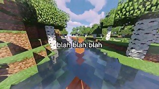 Minecraft Parkour: Sexy 18 year old virgin first time sex while parents are not home - story