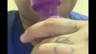 Sucking the fuck out of my vibrator