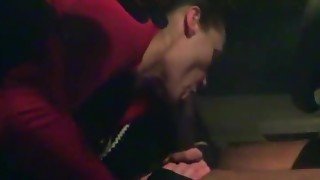 Sexy southern wife sucks and fucks the weedman in a car