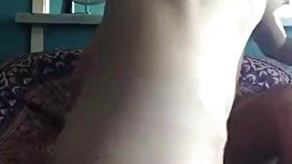 Sexy GF sucks and fucks her man in the living room.