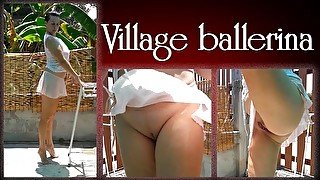 Ballerina workout without panties. All ballerinas love when men look at their pussies. FULL VIDEO