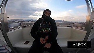 Public Jerk Off in Budapest Eye