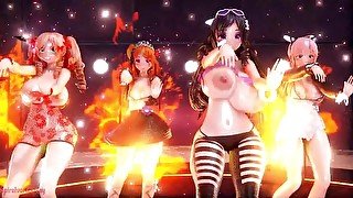 【MMD】 Playing With Fire