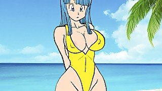 Kamesutra DBZ Erogame 135 Tight Swimsuit by BenJojo2nd