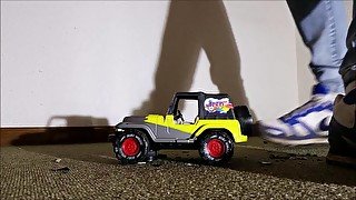 Toycar Crush with Nike Sneaker (View 1)