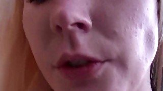 Blowjob und ficken mit deutscher Blondine