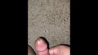 Chubby Guy Jerks Off Until He Cums