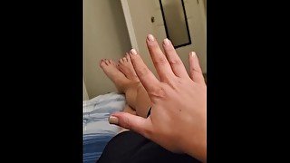 Slow hands of a Tranny POV