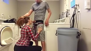 Red Head laundry fun