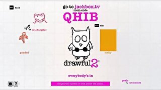 A Big DL and Two Littles Play Drawful 2