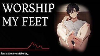 WORSHIP MY FEET JOI // ASMR