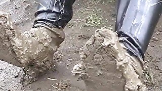 Wet and Messy Boots Scene 06