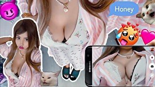 My wife wants to have sex with me after work video call JOI