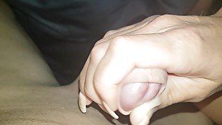 slow sensual handjob with lots of precum