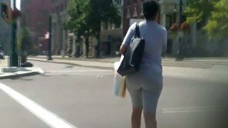 Hidden camera video with the most awesome ass in the world