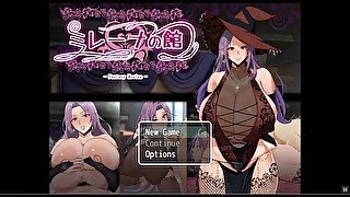 Mirena's Manor [Hentai game PornPlay ] Ep.1 bath titjob with gigantic witch boobs