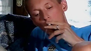 Smoking loving twinks love anal sex