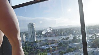 SecretCrush4K - Fucking Dildo On Gold Coast Queensland Balcony