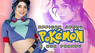 Jewelz Blu In Pokemon: Officer Jenny A Xxx Parody