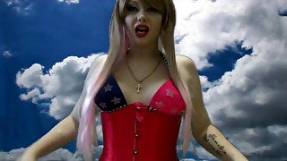 Huge giantess Goddess will play with you and crush you after