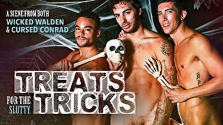 Carter Woods & Beaux Banks & Isaac Parker in Treats For The Slutty Tricks