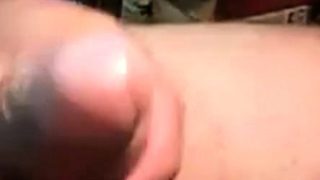 LATINO WITH THICK FAT UNCUT COCK CUMS THICK LOAD