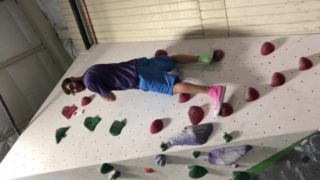 Logan Long's Cock Falls Out Rock Climbing