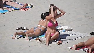 Big tit bikini slut