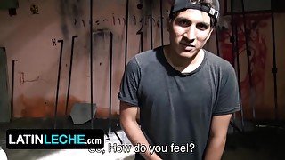 Free Premium Video Straight Latino Sucks The Uncut Dick Of A Stranger And Takes It Bareback From Behind