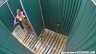 First Voyeur Cams on Real Public Pool