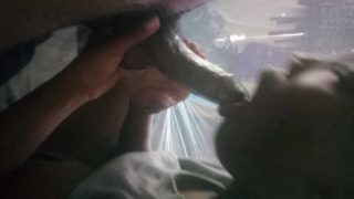 Poor Girl Suck For Cash Deepthroat Sloppy Blowjob Cumload