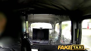 FakeTaxi: Sex starved career woman in lunch break sex tape