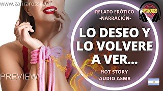 [DEMO] Lo Deseo Y Lo Volvere A Ver  Relato Narración Hot Para Hombres AUDIO ONLY