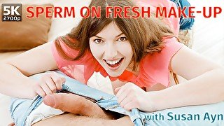 Susan Ayn In Sperm On Fresh Make-up