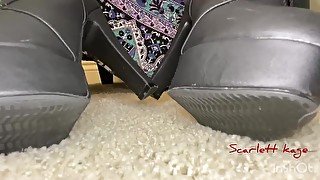 Footdom POV boot worship