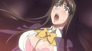 Coed hentai with bigboobs first time poking and creampie