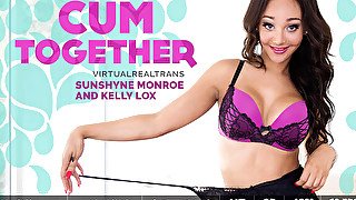 Kelli Lox,Sunshyne Monroe in Cum together - SexLikeReal Shemale