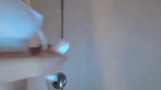 Hot webcam slut takes a shower