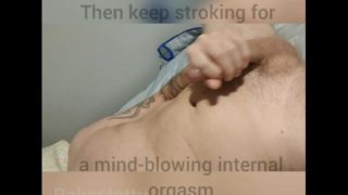 My favorite way to cum when masturbating...the double orgasm. 