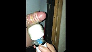 XXL Hung Gloryhole - Massive Cumming cock