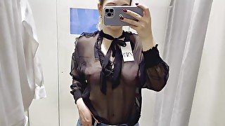 ZARA see through try on haul