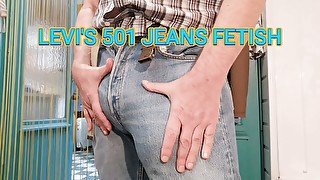 Jeans bulging 80ties style